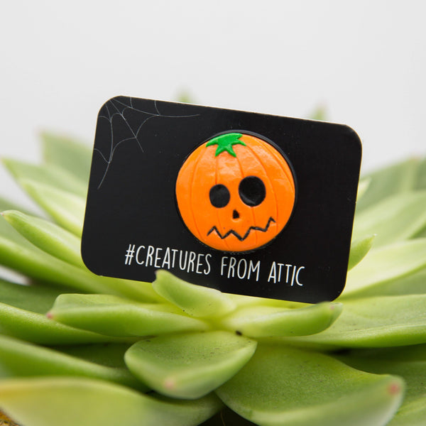 Halloween pumpkin pin - miniAttic