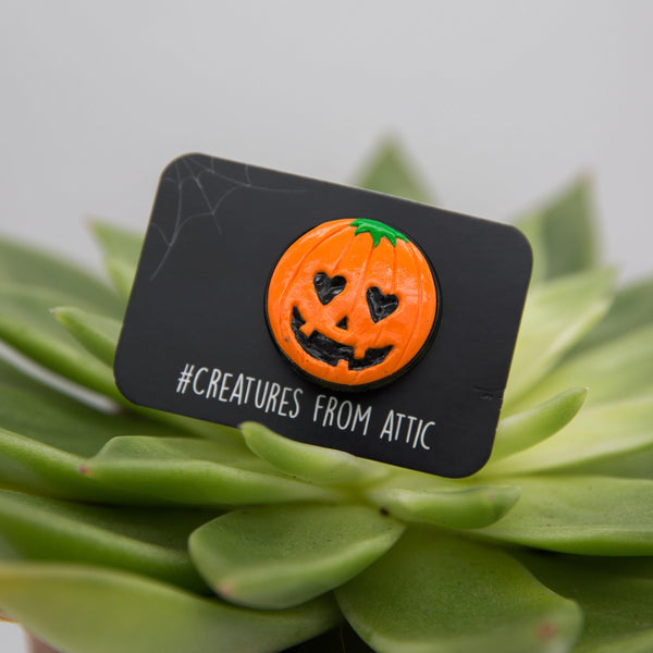 Halloween pumpkin pin - miniAttic