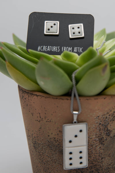 Lucky Dice Stud Earrings