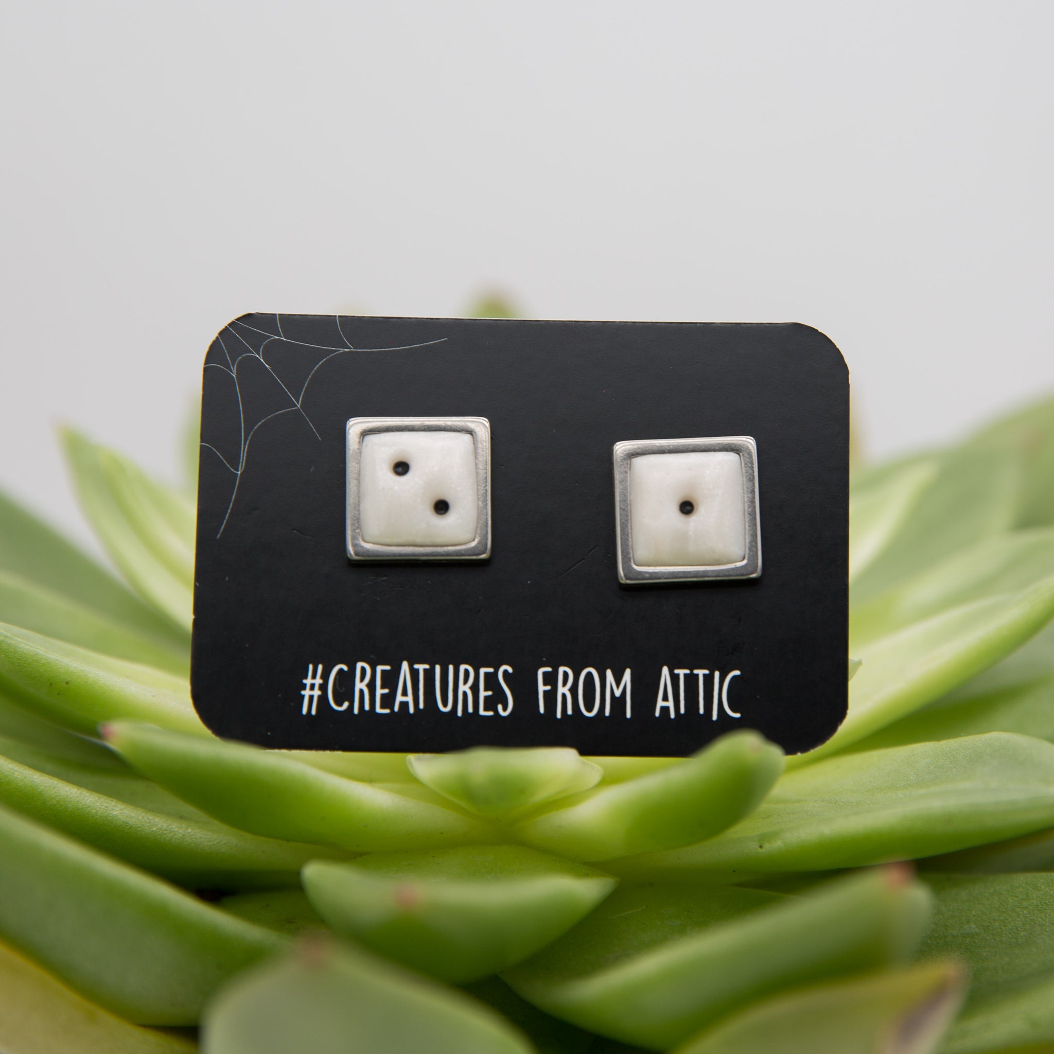 Lucky Dice Stud Earrings
