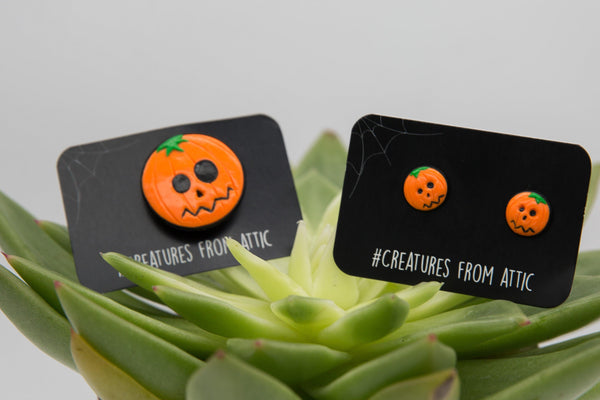 Halloween pumpkin pin - miniAttic