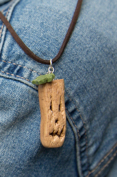 Hand-sculpted Haunted Tree Pendant - miniAttic