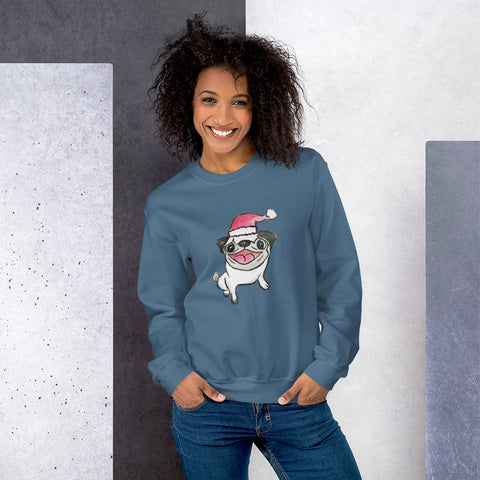 Merry Pugxmas Unisex Sweatshirt