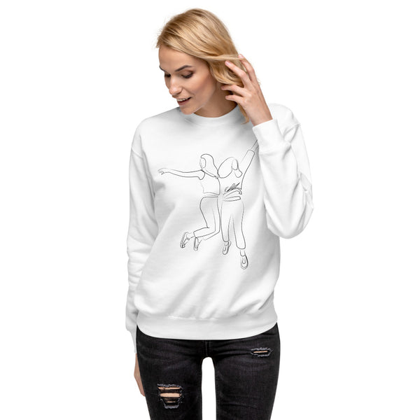 V&A Jumping Friends Unisex Fleece Pullover