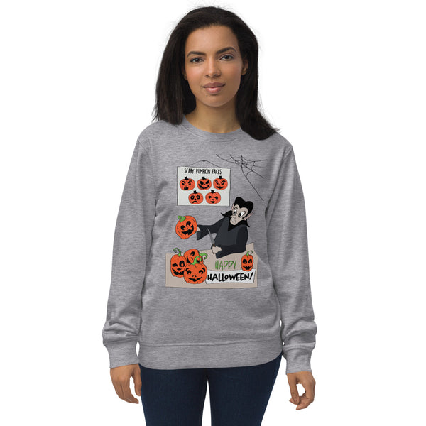 Happy Halloween! Unisex organic sweatshirt