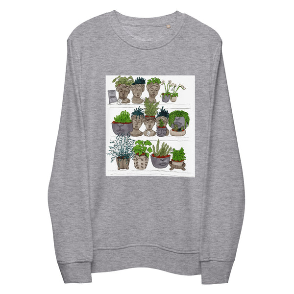 Plants & pots - Unisex organic sweatshirt