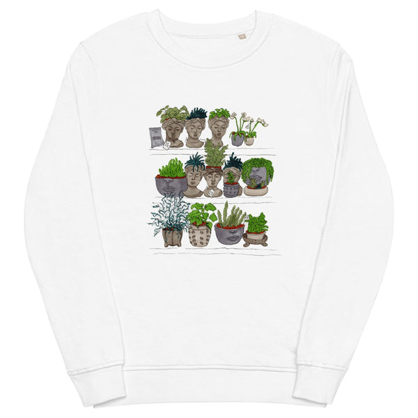 Plants & pots - Unisex organic sweatshirt