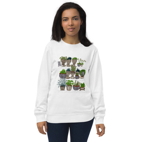 Plants & pots - Unisex organic sweatshirt